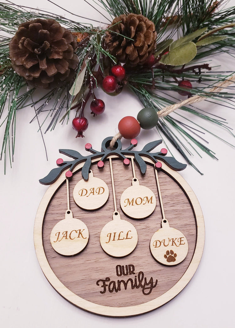 Family Christmas Ornament