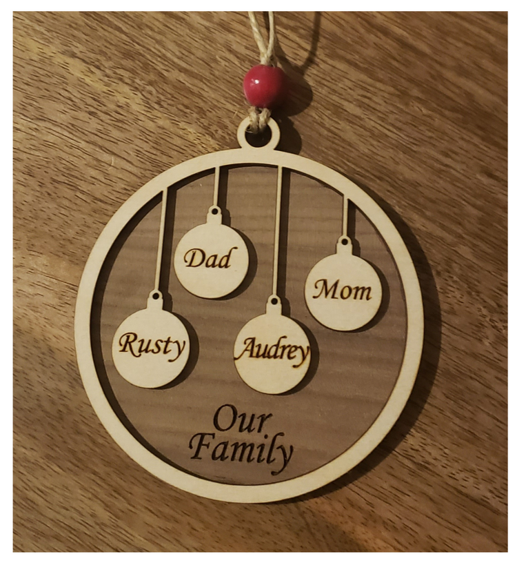 Family Christmas Ornament
